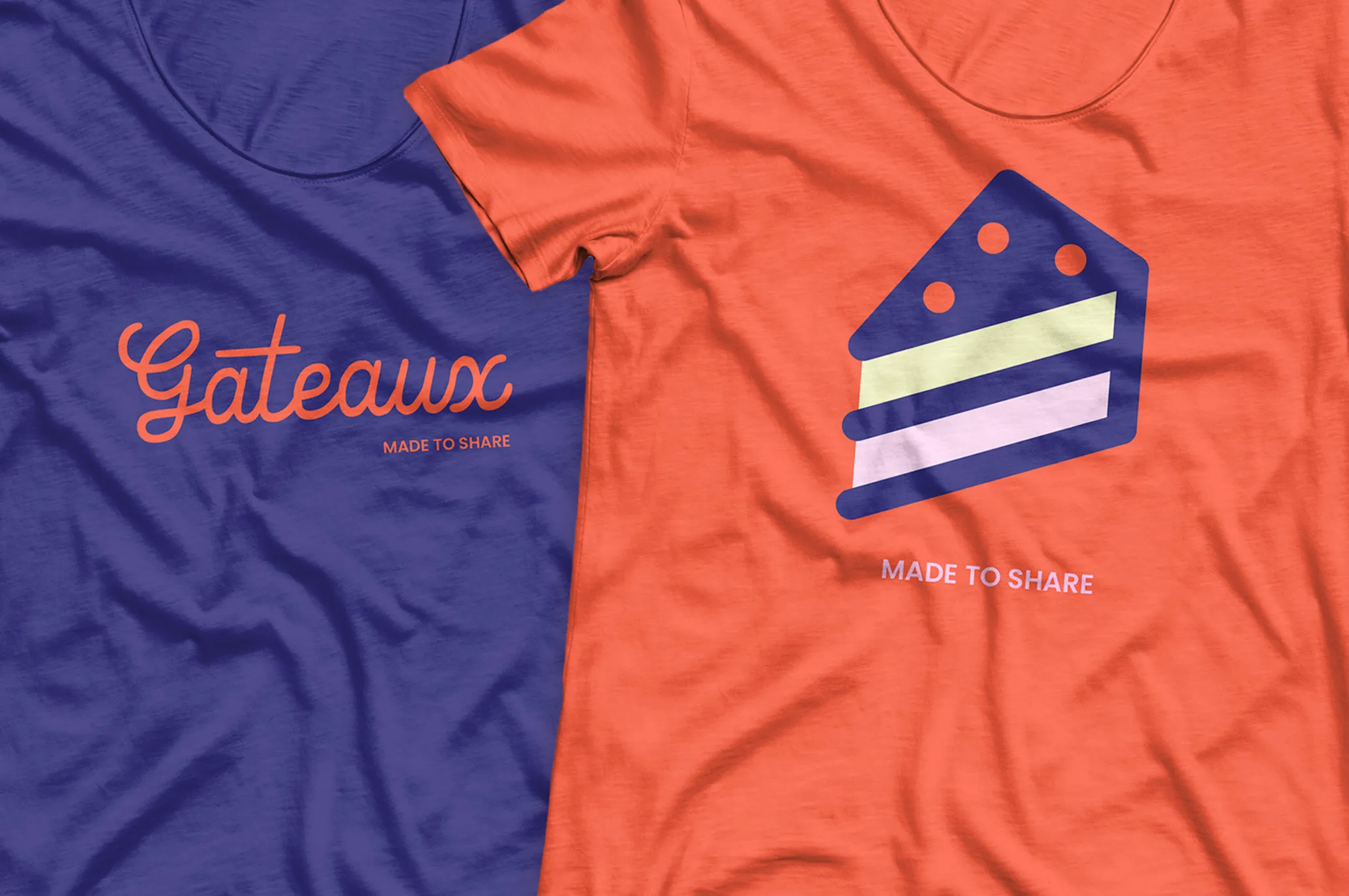 A picture of two gateaux t-shirt designs